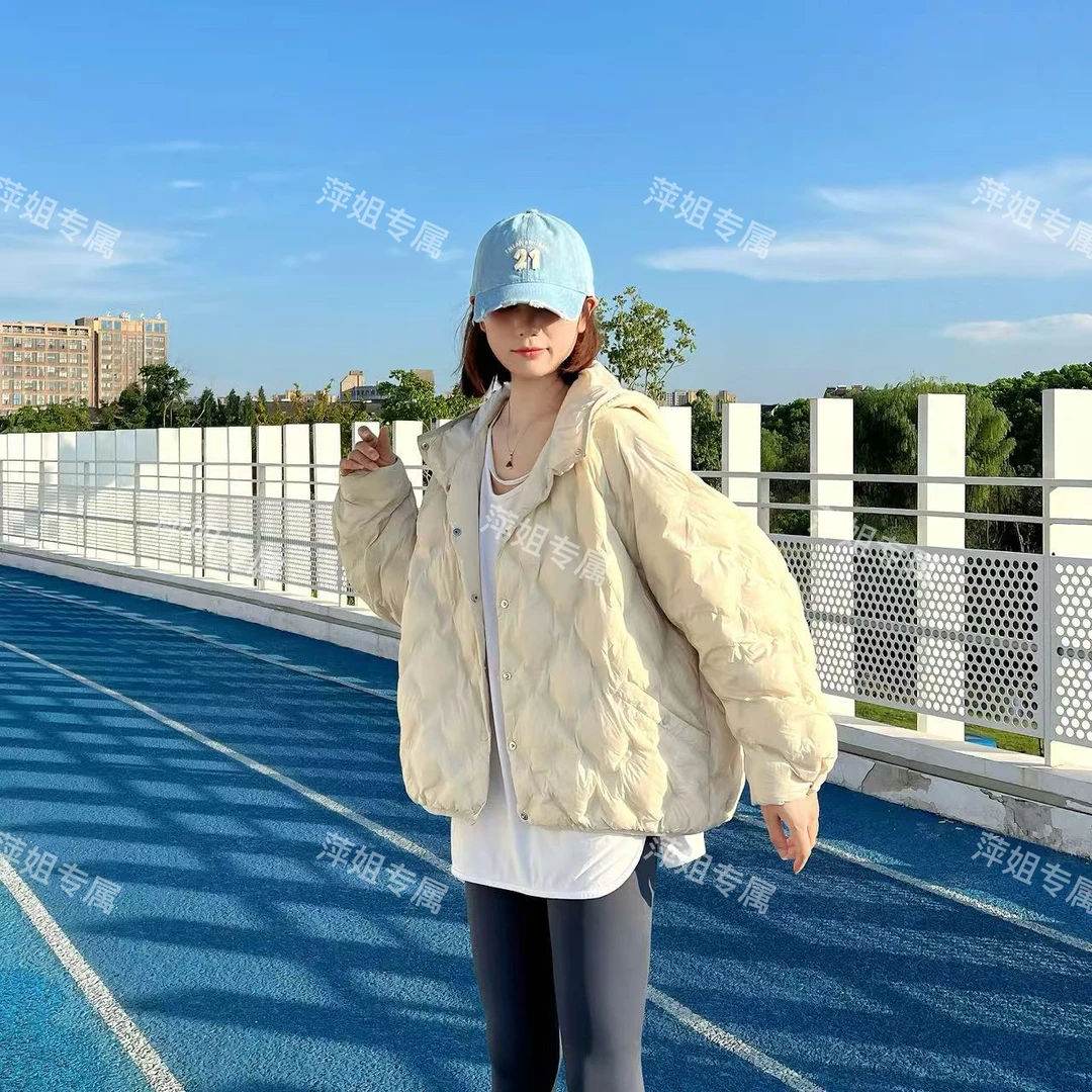 萍姐轻奢气质【电影滤镜】秋季新品羽绒服休闲洋气百搭宽松82A39