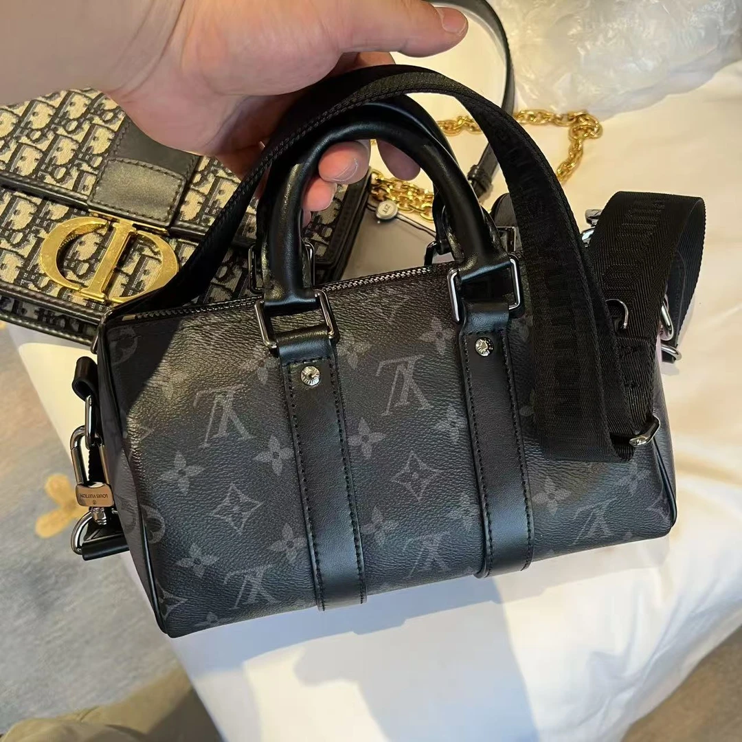 95新 LouisVuitton/路易威登 二手lv kp25黑花