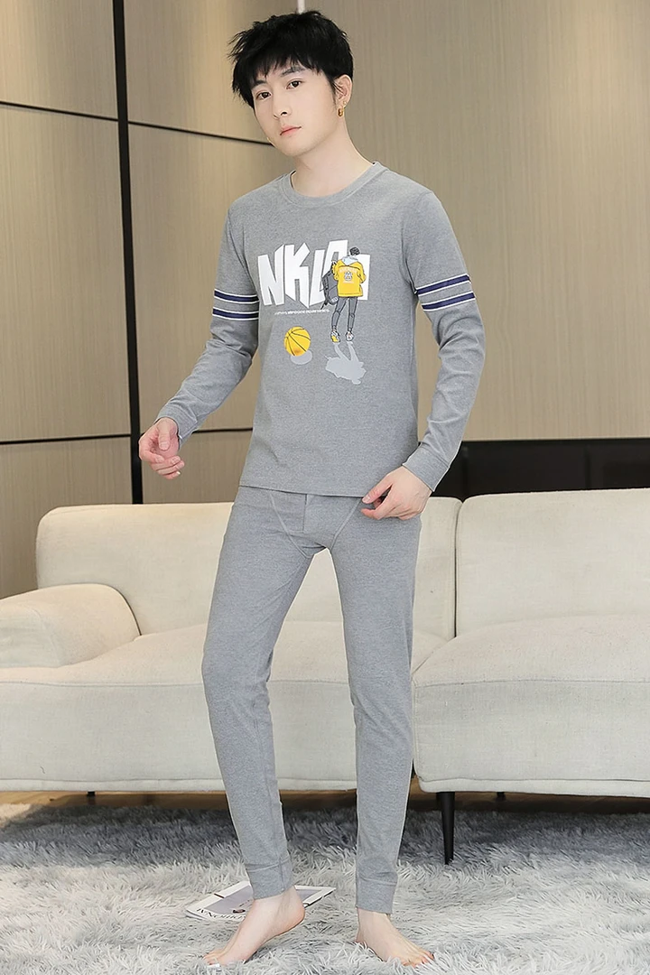 2025青少年秋冬季初中高中生保暖内衣套装