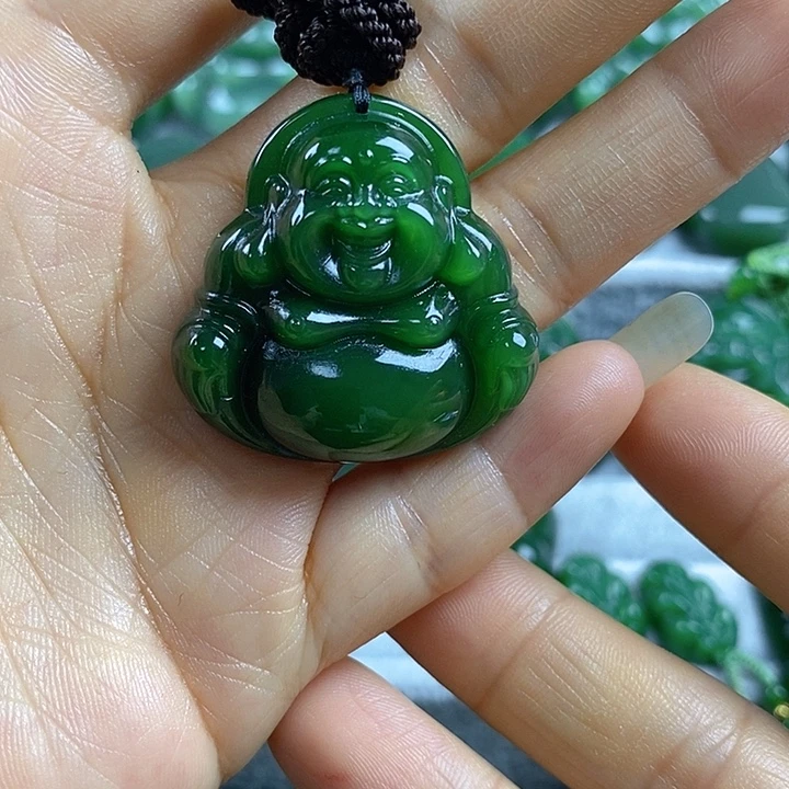 吊坠(不含链)未镶嵌和田玉（碧玉）34