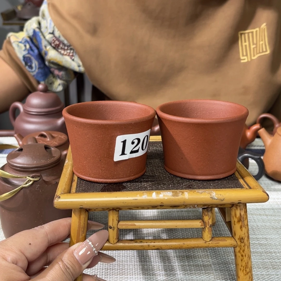 紫砂茶杯宜兴原矿紫砂精品