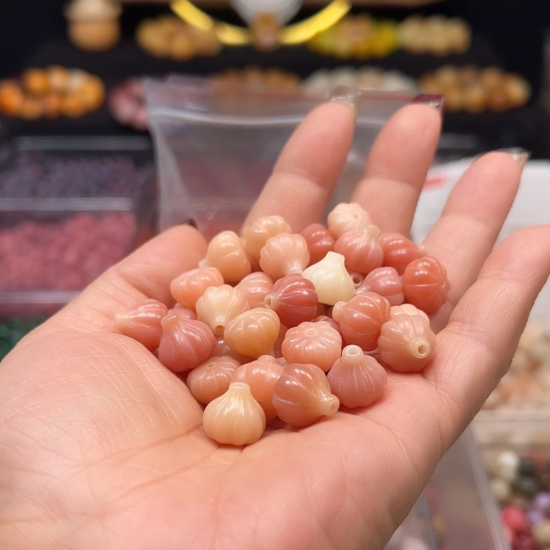 手串菩提根/象牙果卡12/13粉色胜蒜在握25颗