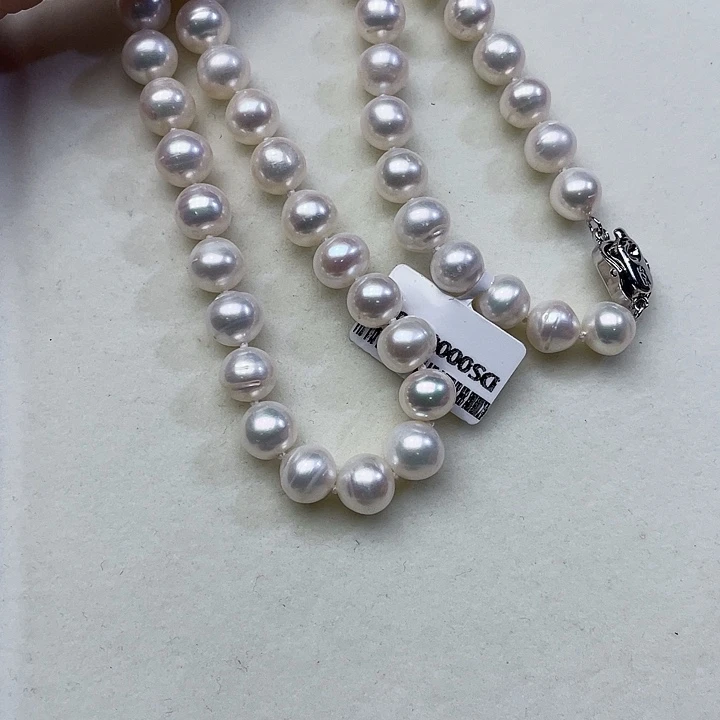 淡水珍珠颈饰未镶嵌卡9➕极光白炫彩