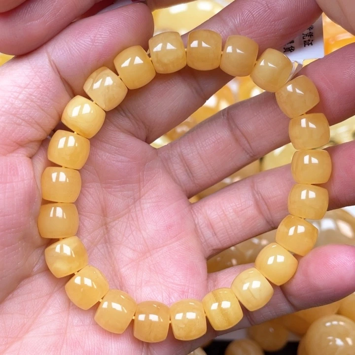 未镶嵌蜜蜡裸石蜜蜡10手串
