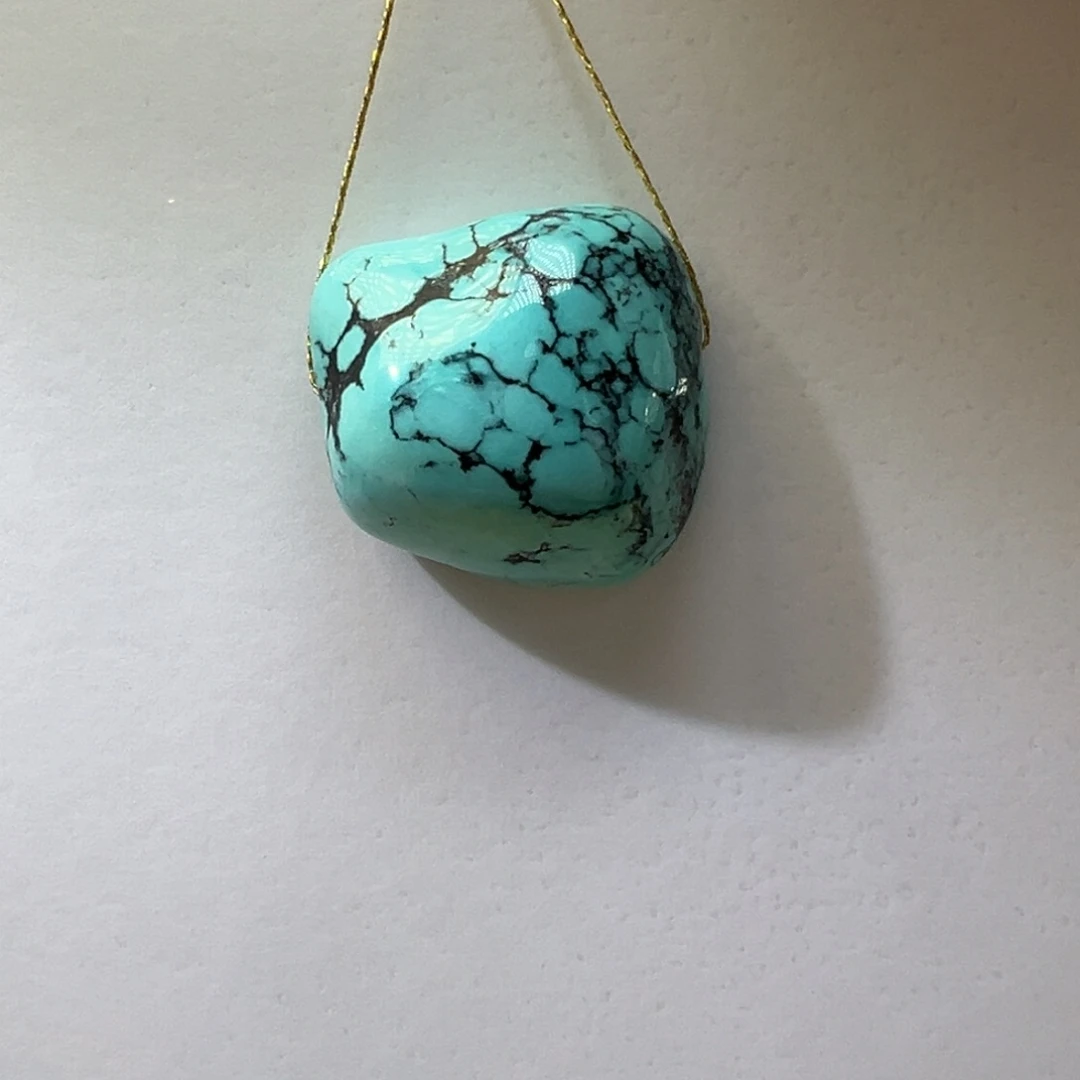 绿松石未镶嵌挂件