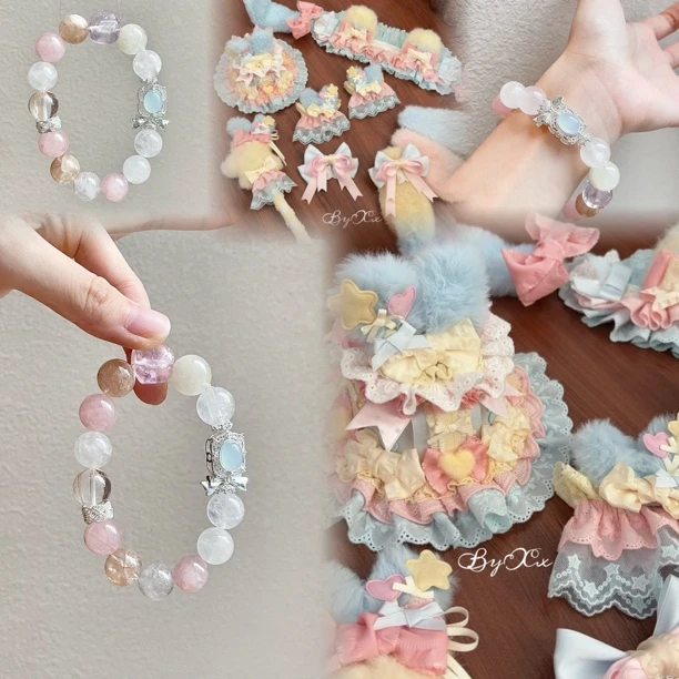 玩偶乐园印象水晶手串 纯手工高品制作
