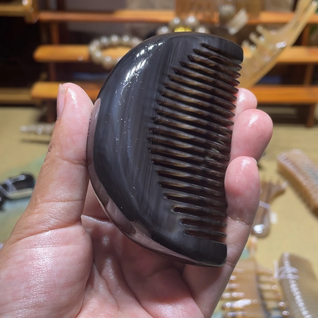 枣木2.7厚黑水贵妃梳