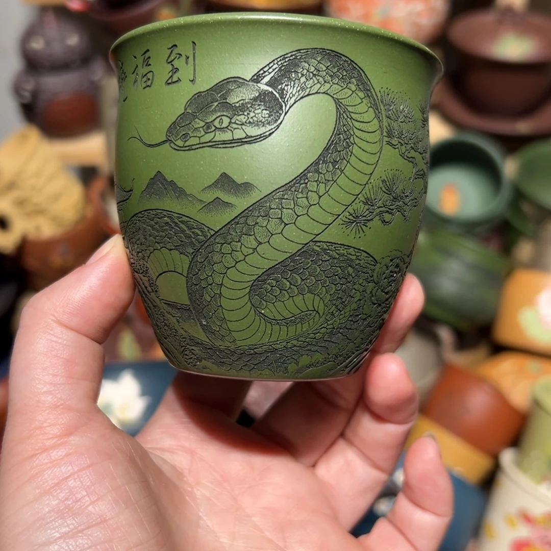 紫砂茶杯宜兴紫砂主人杯