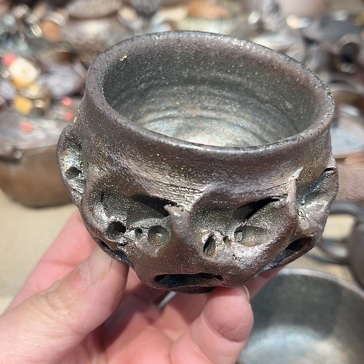 柴烧裸烧茶具福利642