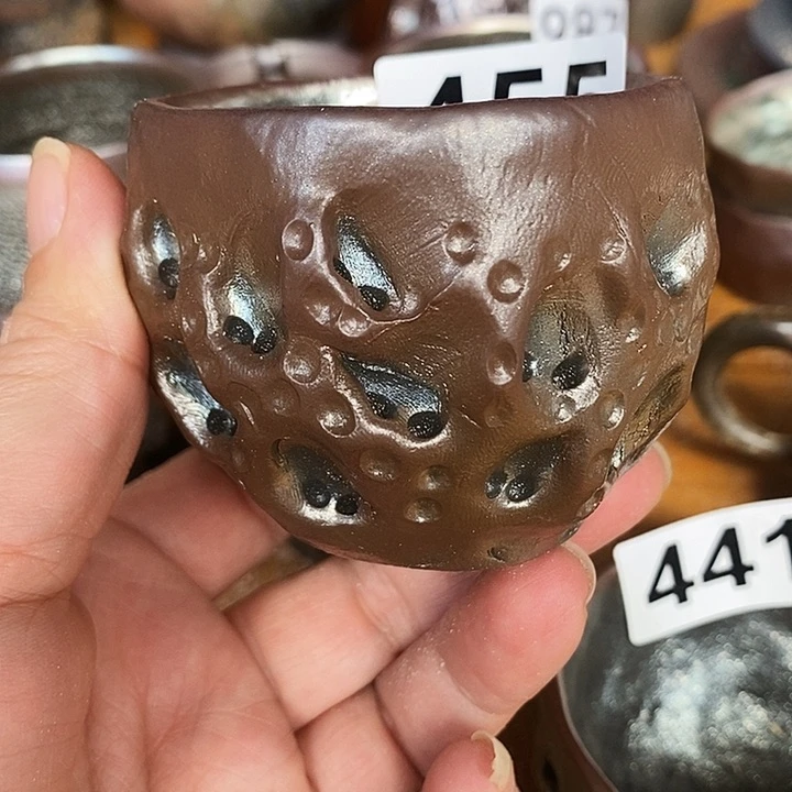 紫砂茶杯沉*柴烧纯手工445