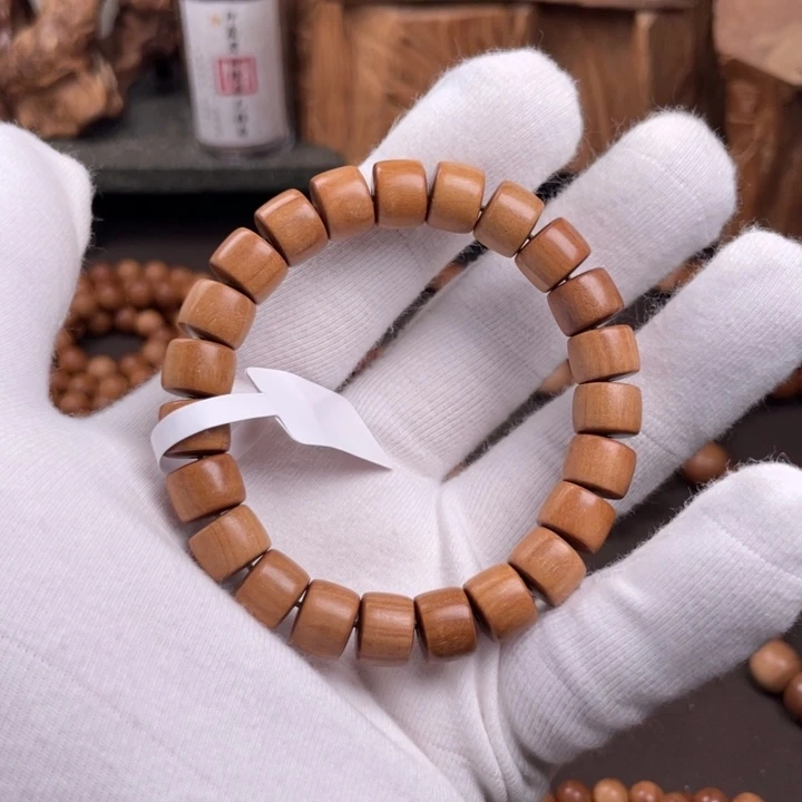 手串/手链檀香木老山檀手串直切单圈顺纹