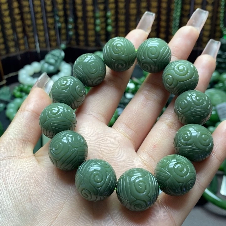 和田玉111手串未镶嵌