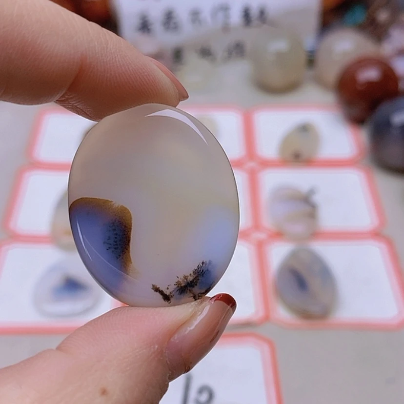 【闪购商品】未镶嵌玛瑙/玉髓珠宝半成品星*