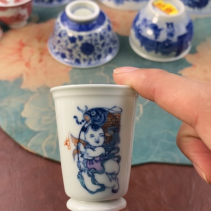 杯现代景德镇全手工全手绘茶具168888