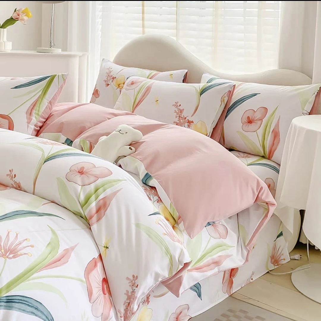 全棉斜纹布AB版四件套