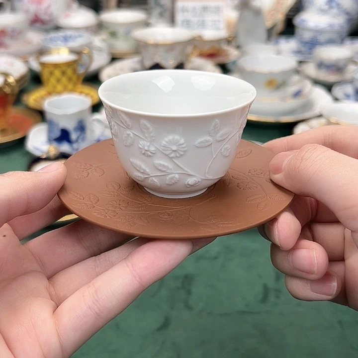 瓷片梅森一等伯特格尔炻器杯碟