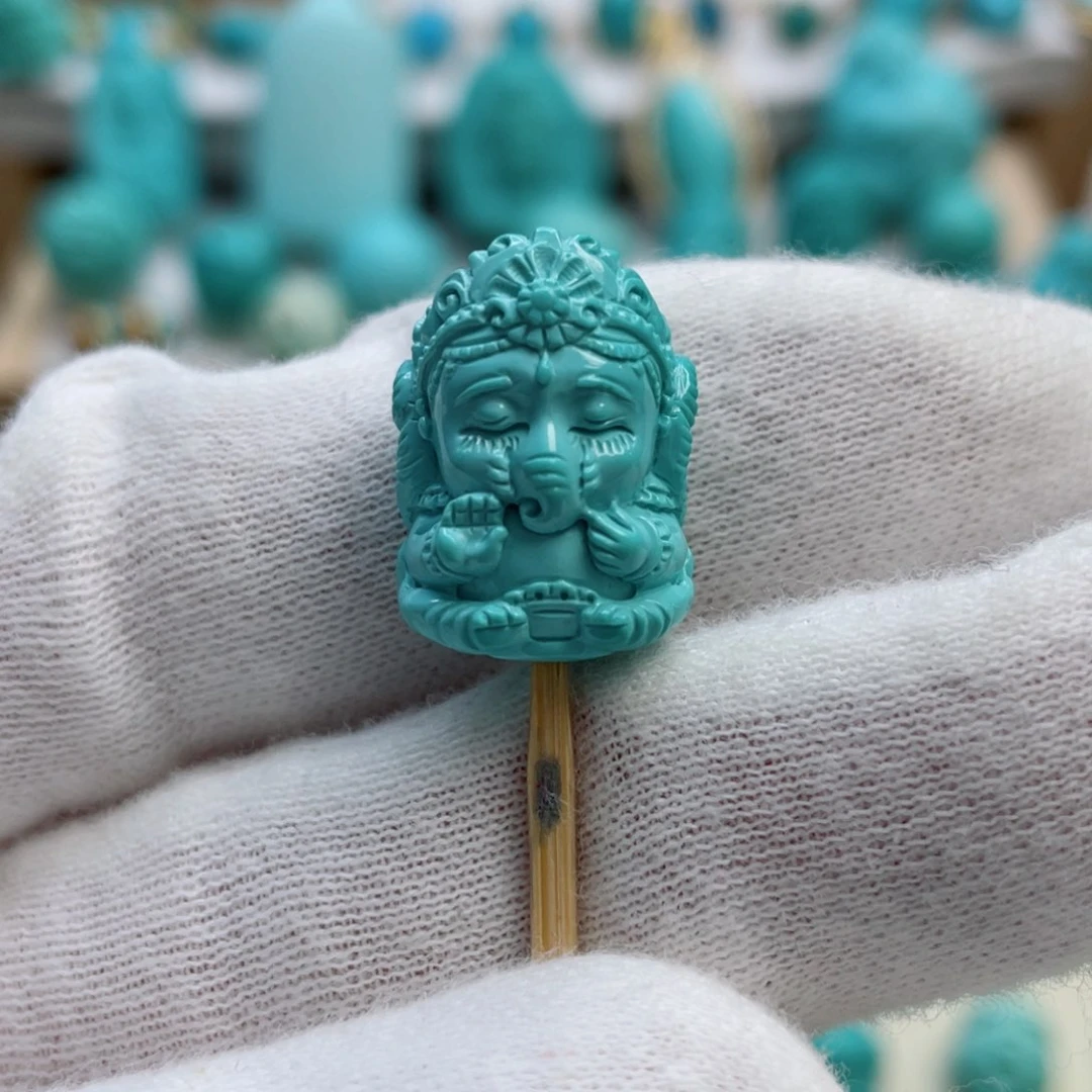 绿松石珠宝奇石未镶嵌