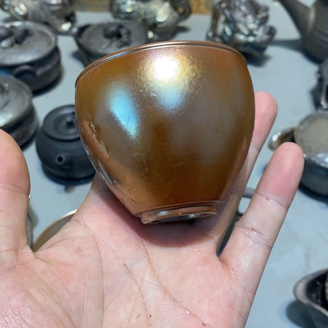 柴烧茶具陶瓷杯子