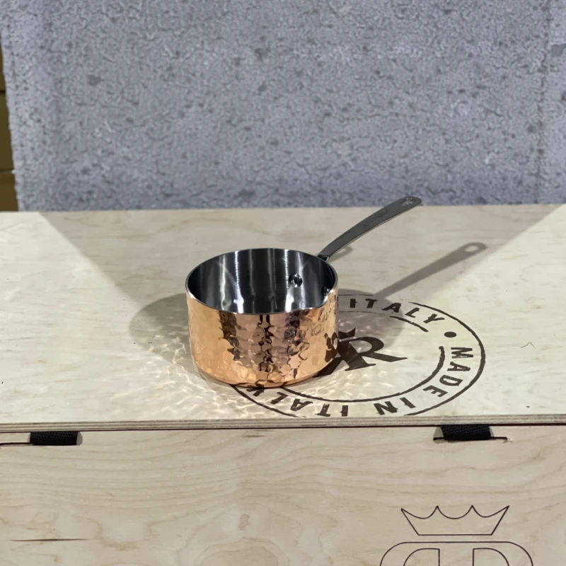 【Stiftskeller】奥地利手工锤纹紫铜酱汁锅8.5*5cm