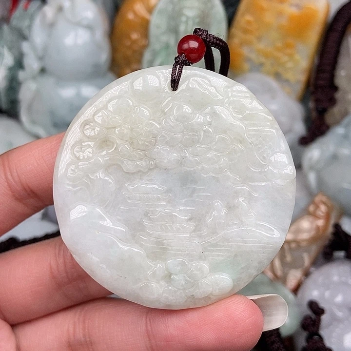 颈饰未镶嵌翡翠翡翠