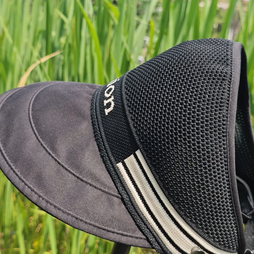 防晒帽中国风男士空顶夏季女士帽子百搭户外黑色渔夫帽透气遮阳帽