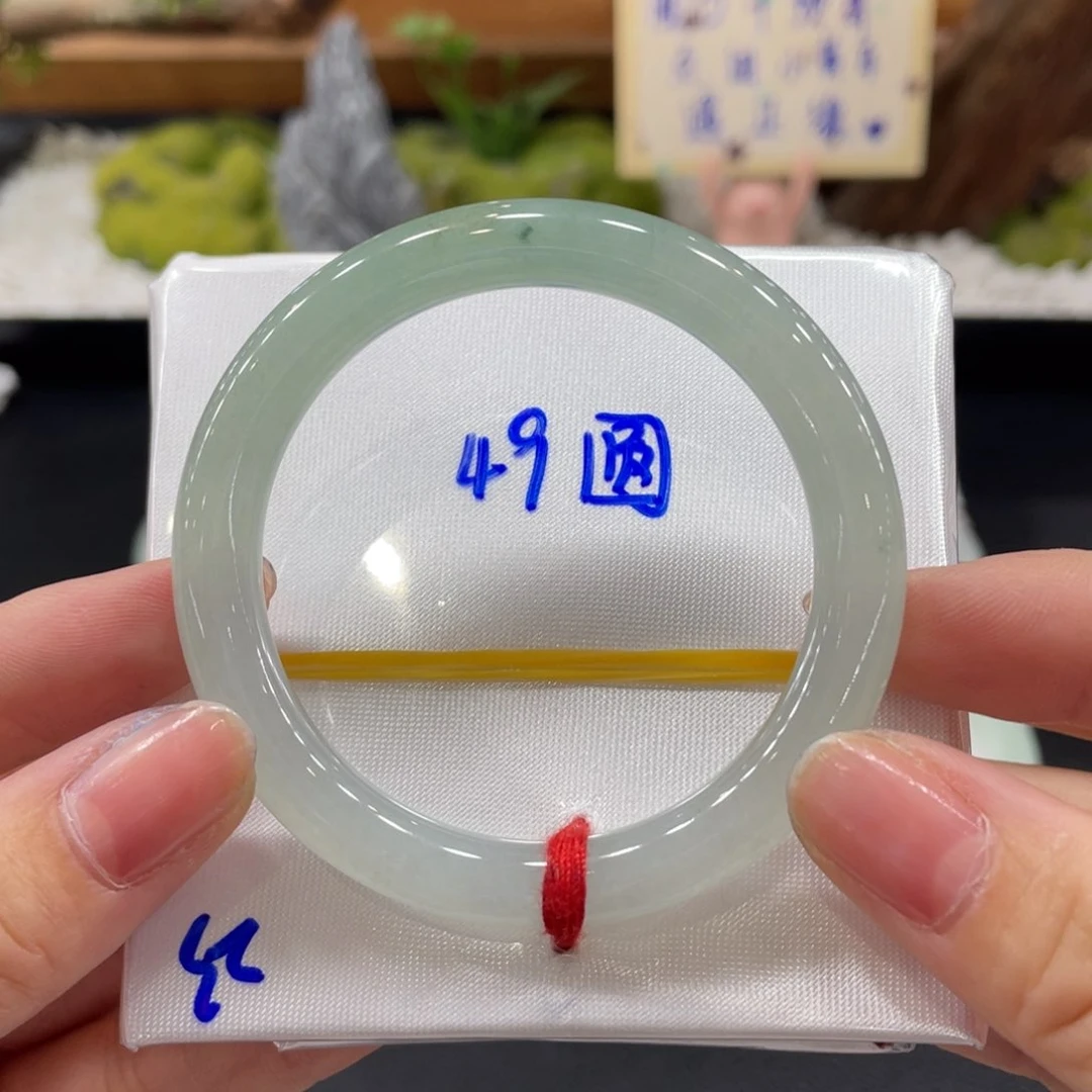 好***梦翡翠手镯未镶嵌缅甸天然翡翠
