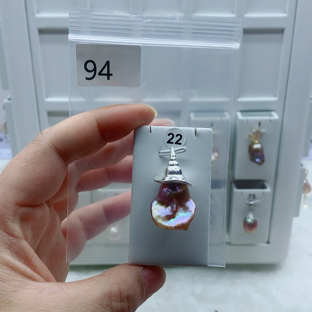 淡水珍珠吊坠(不含链)合金