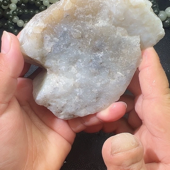 和田玉（糖玉）未镶嵌车挂