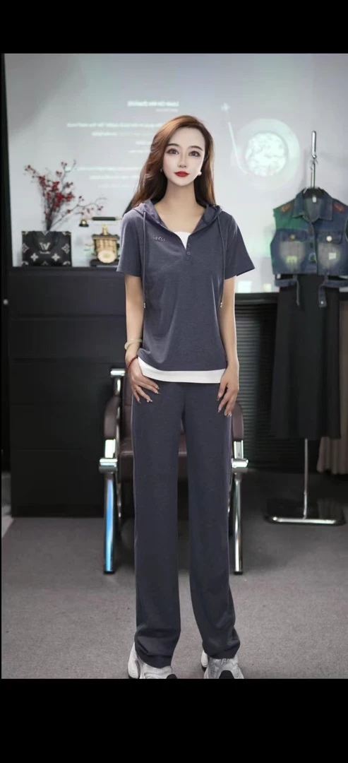 F3-女士夏季短袖套装