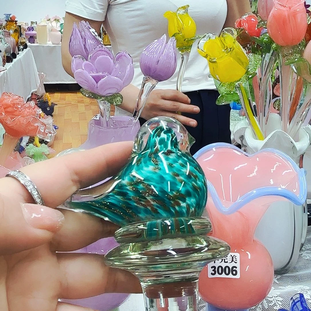 咘***ღ琉璃花瓶花器艺术品
