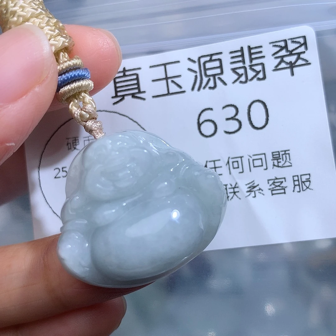 翡翠未镶嵌颈饰630。