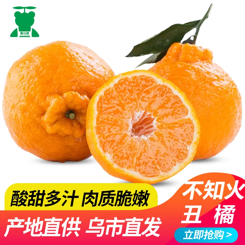 甄小鲜【只发新疆】 四川眉山不知火丑橘5/8斤装新鲜现采香甜2