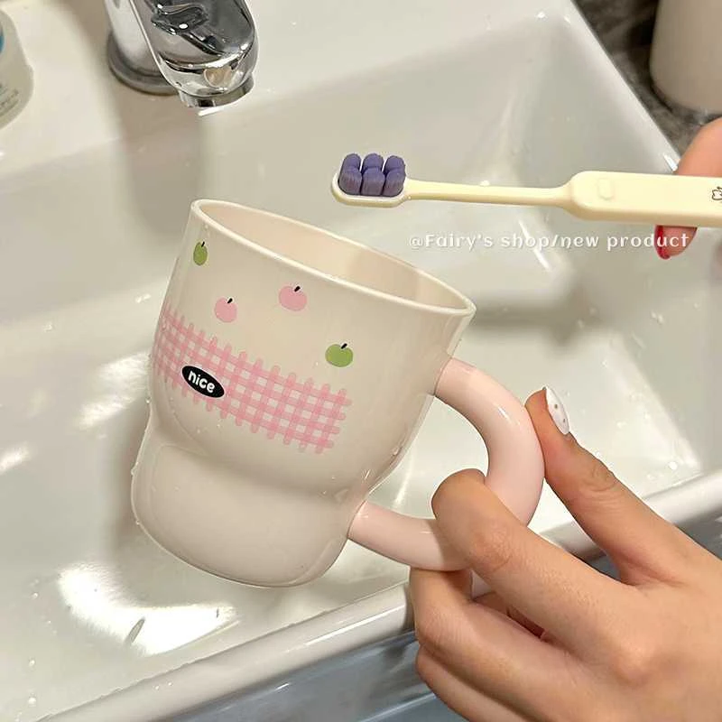 漱口杯家用高颜值洗漱情侣刷牙学生宿舍卡通杯子可爱牙缸儿童Tez