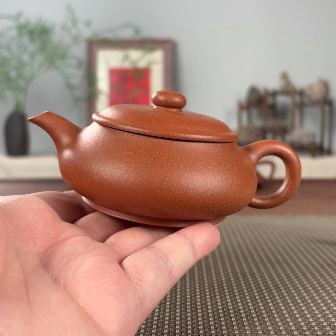 紫砂茶壶微瑕黄龙山原矿紫砂壶