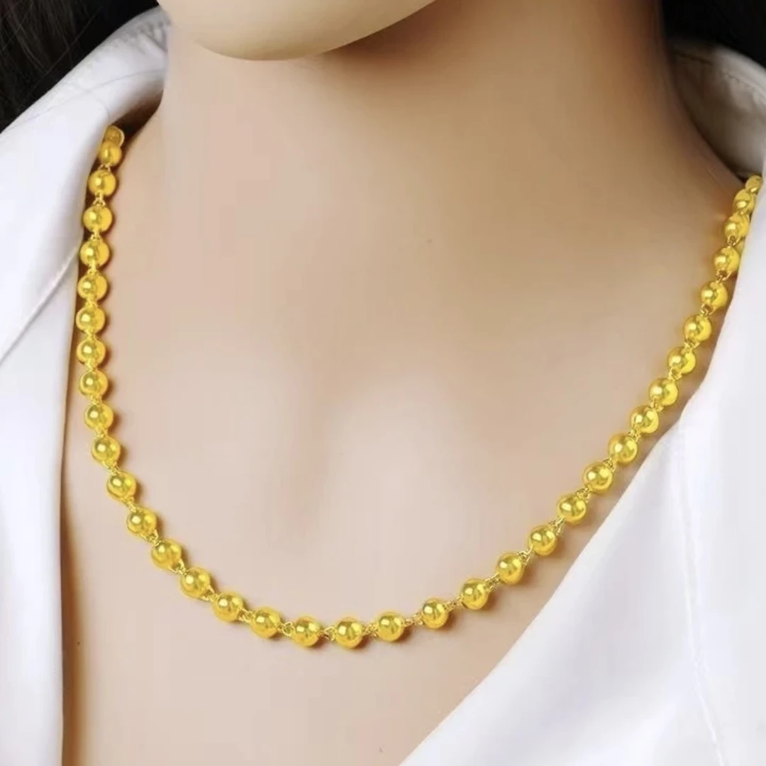 W864 卡4新款时尚百搭小圆珠项链