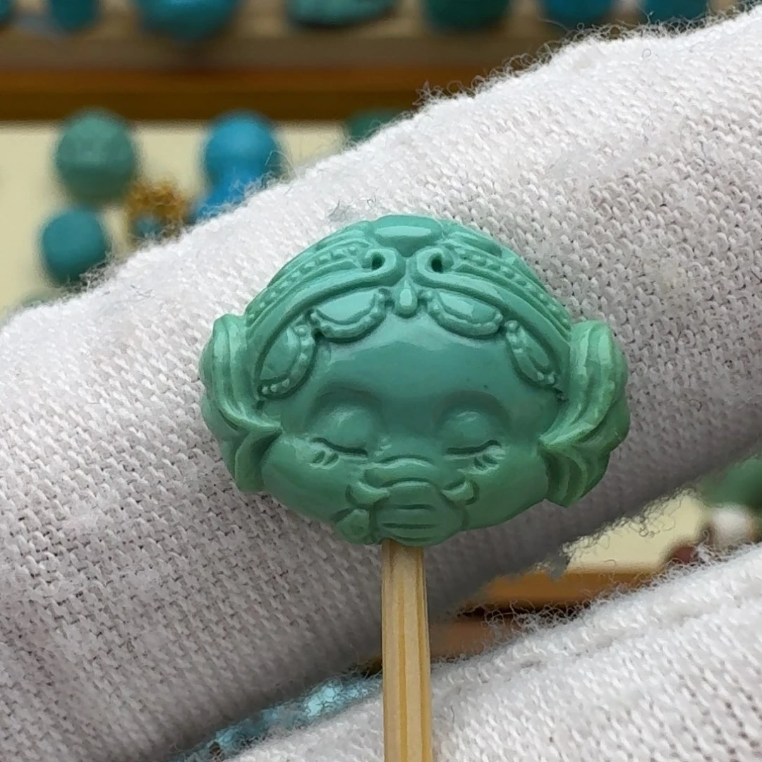 绿松石未镶嵌象宝15