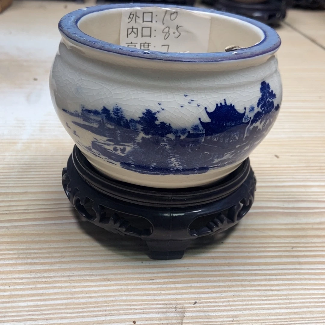 瓷片陶瓷花盆陶瓷艺术