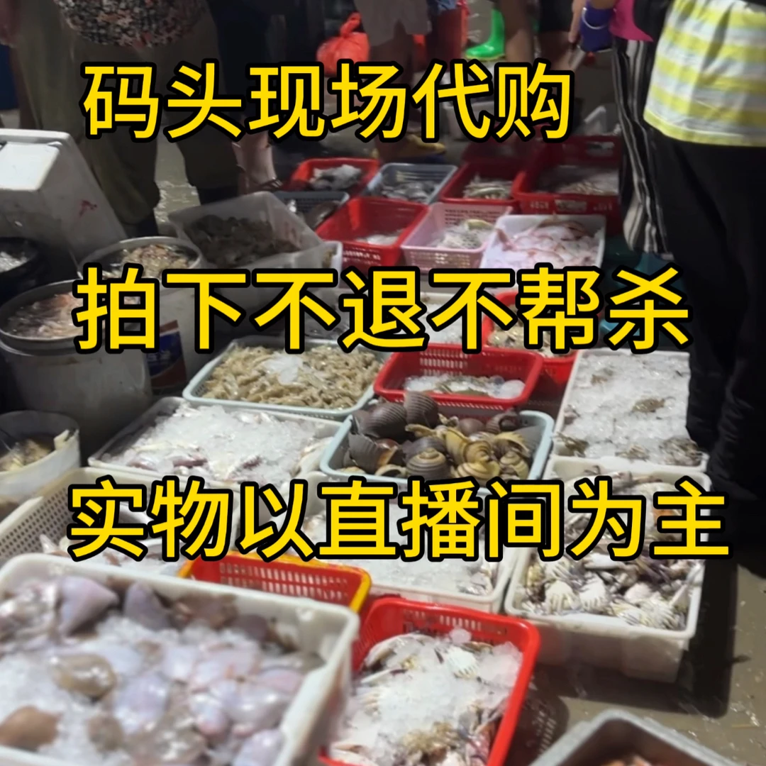 惠来澳角码头现场代购 5-10斤套餐新鲜现捕 看好再拍 拍下不退
