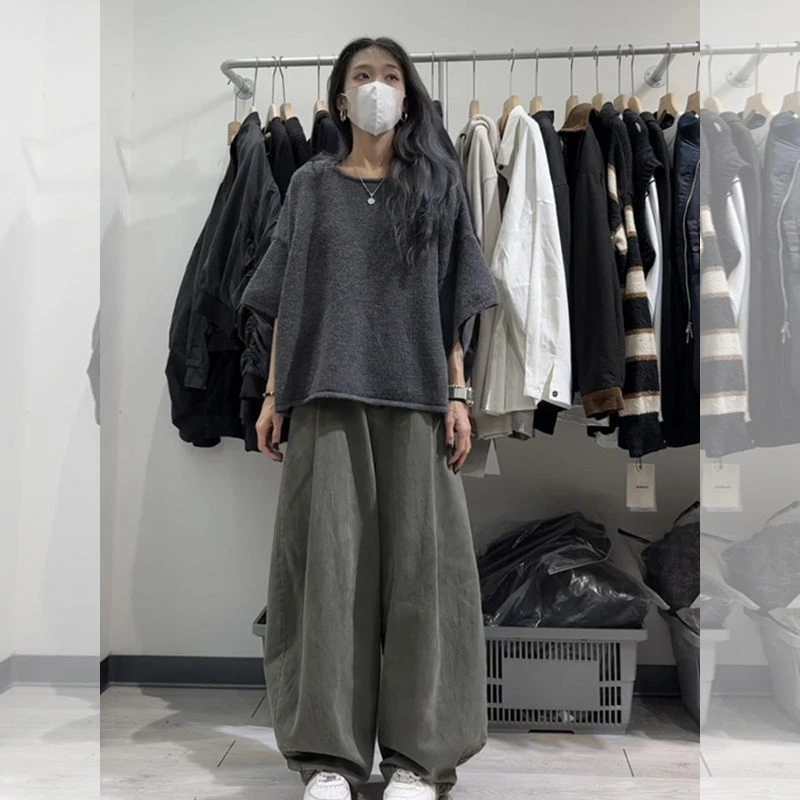 夏季一整套时尚穿搭女2025新款韩版宽松短袖上衣潮流休闲裤两件套