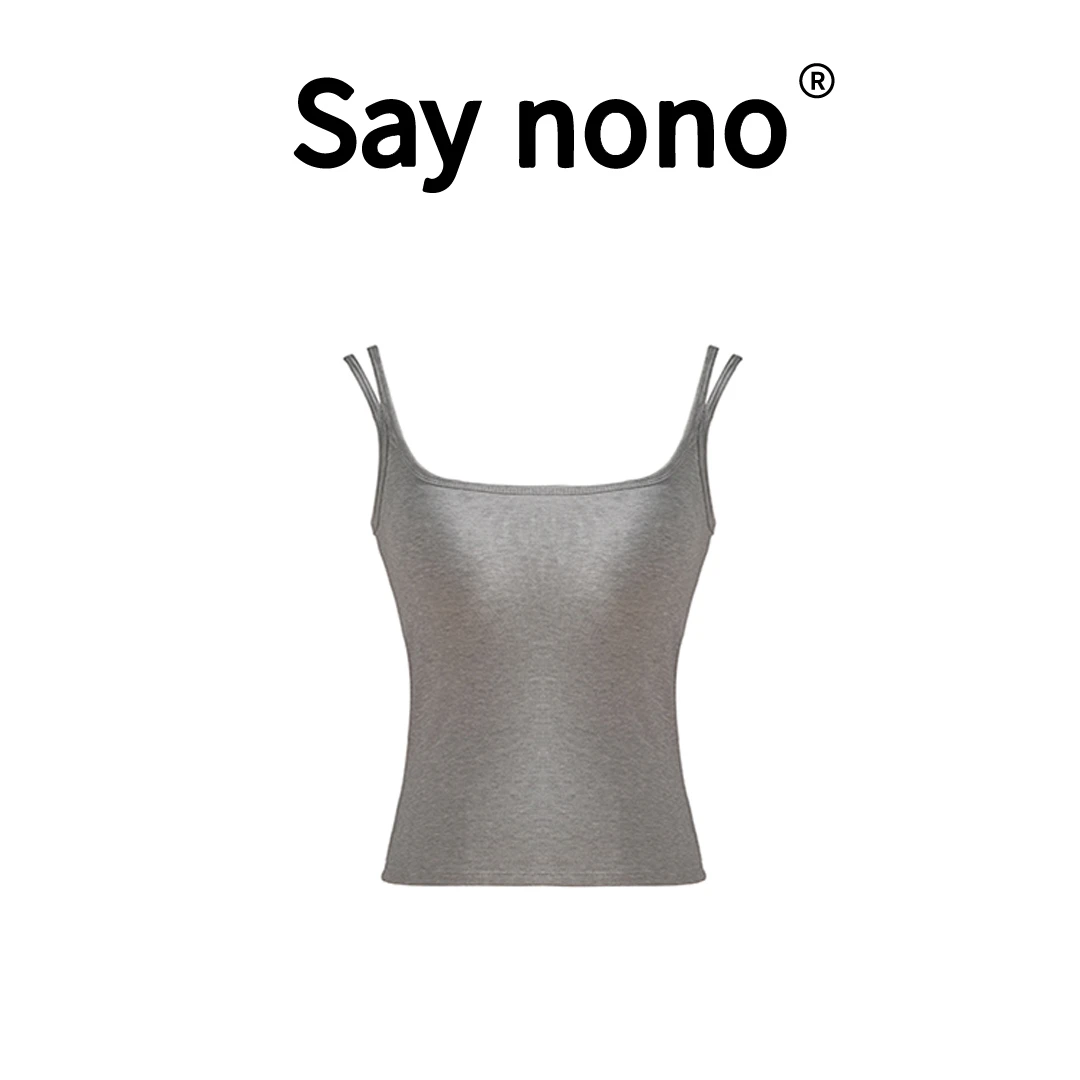 Say nono【懒猫nnono】KBB162 百搭背心吊带舒适修身设计无袖内搭