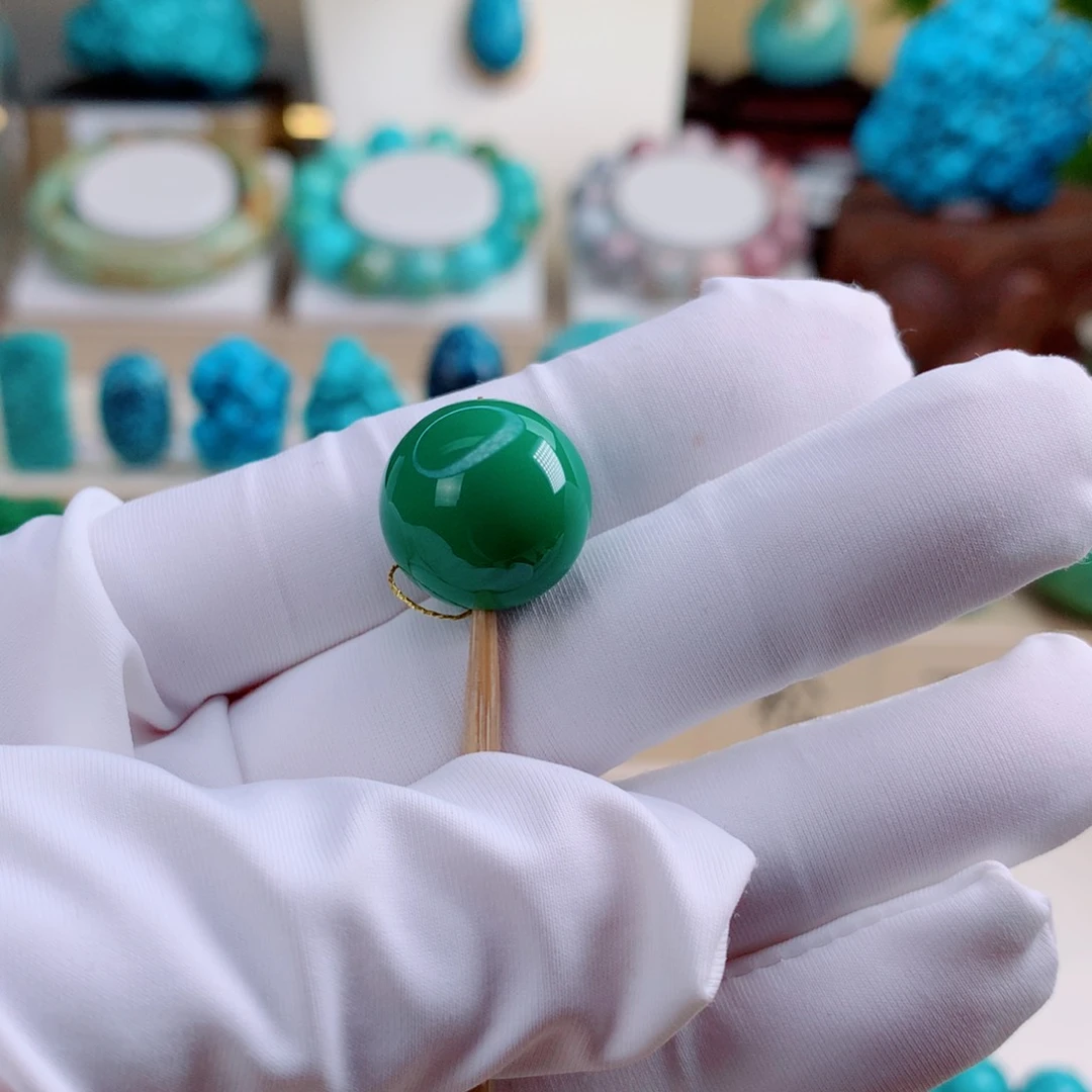 未镶嵌绿松石珠宝奇石陈*洛