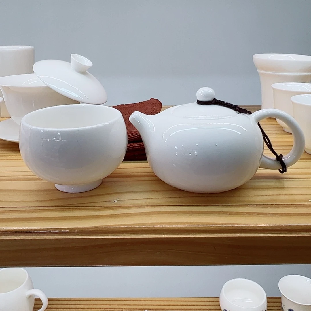 纯白凤鸣壶➕主人杯