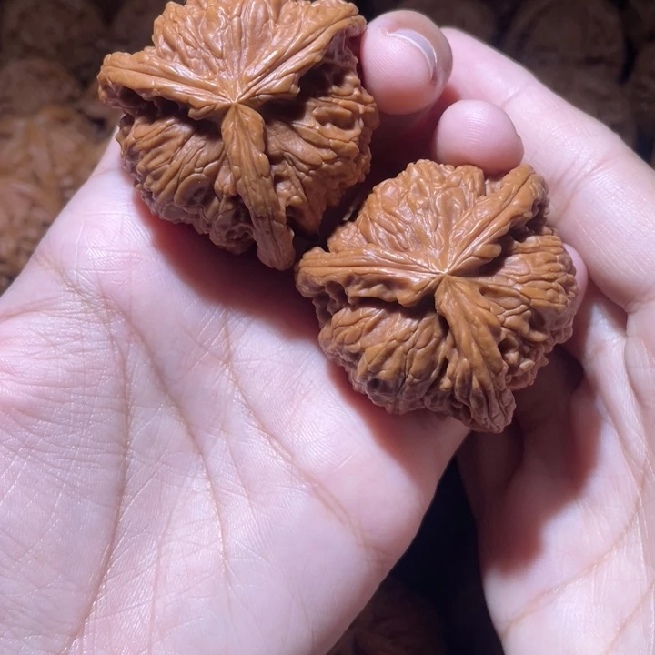 聚***司桃核吊坠小妹三棱