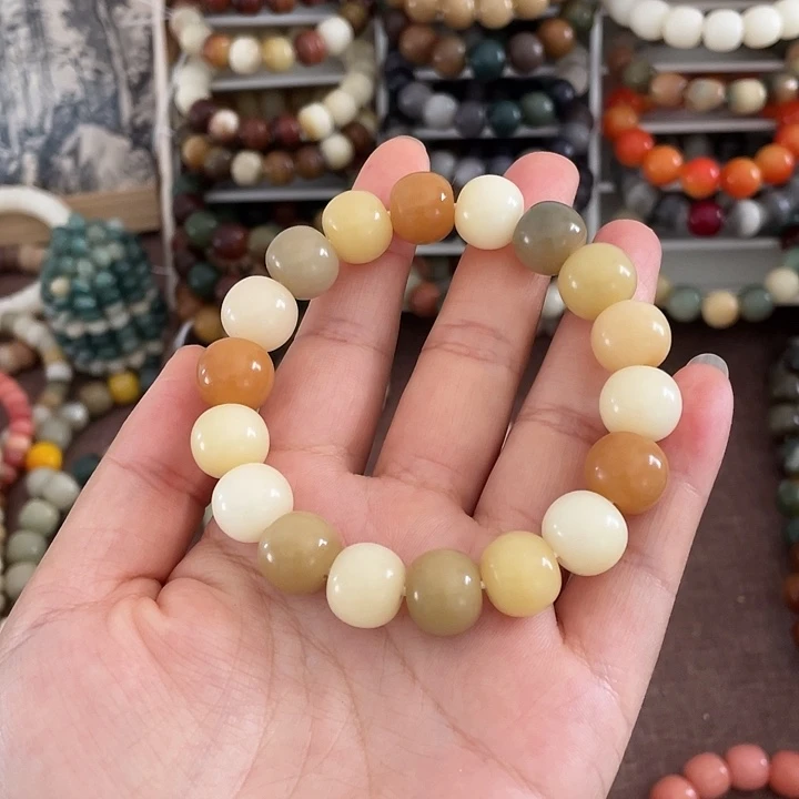 菩提根/象牙果吊坠花*米卡13苹果珠