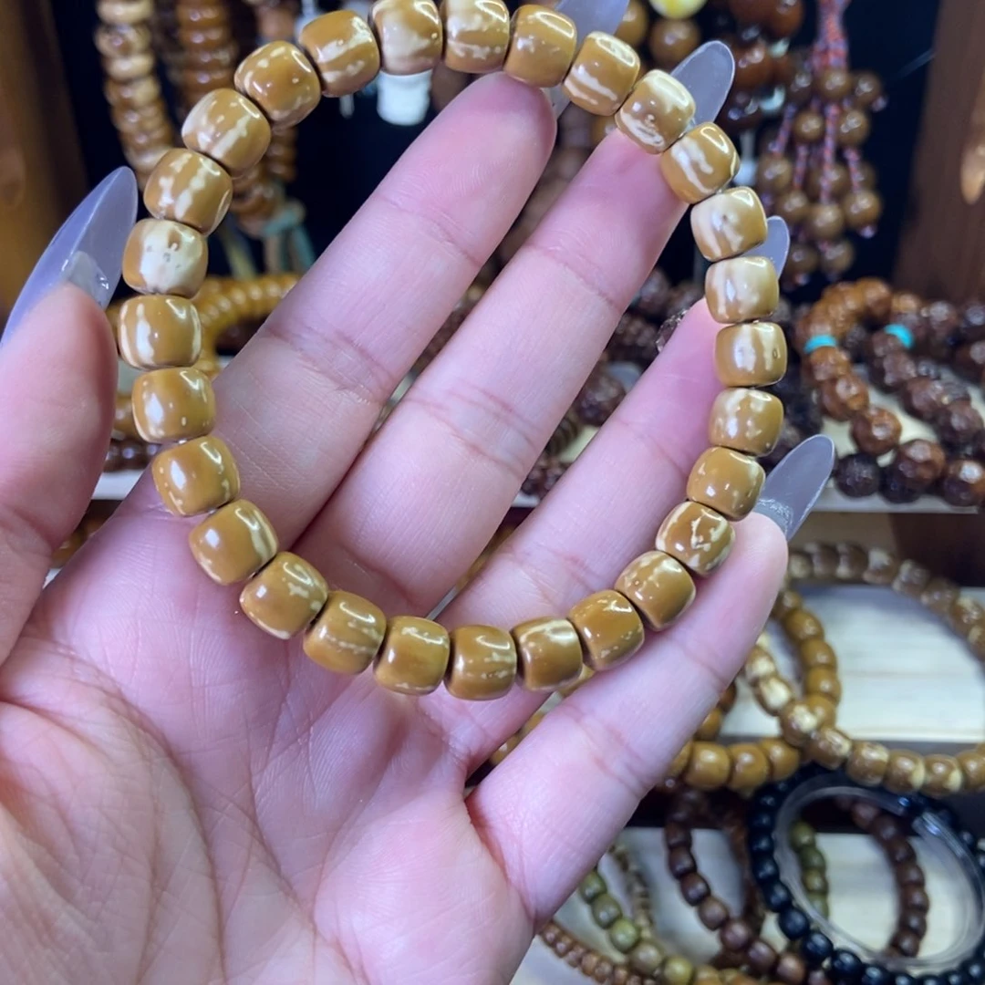 紫金鼠手串9***叔单圈道珠