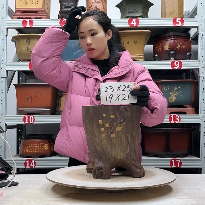 紫砂花盆紫砂花盆