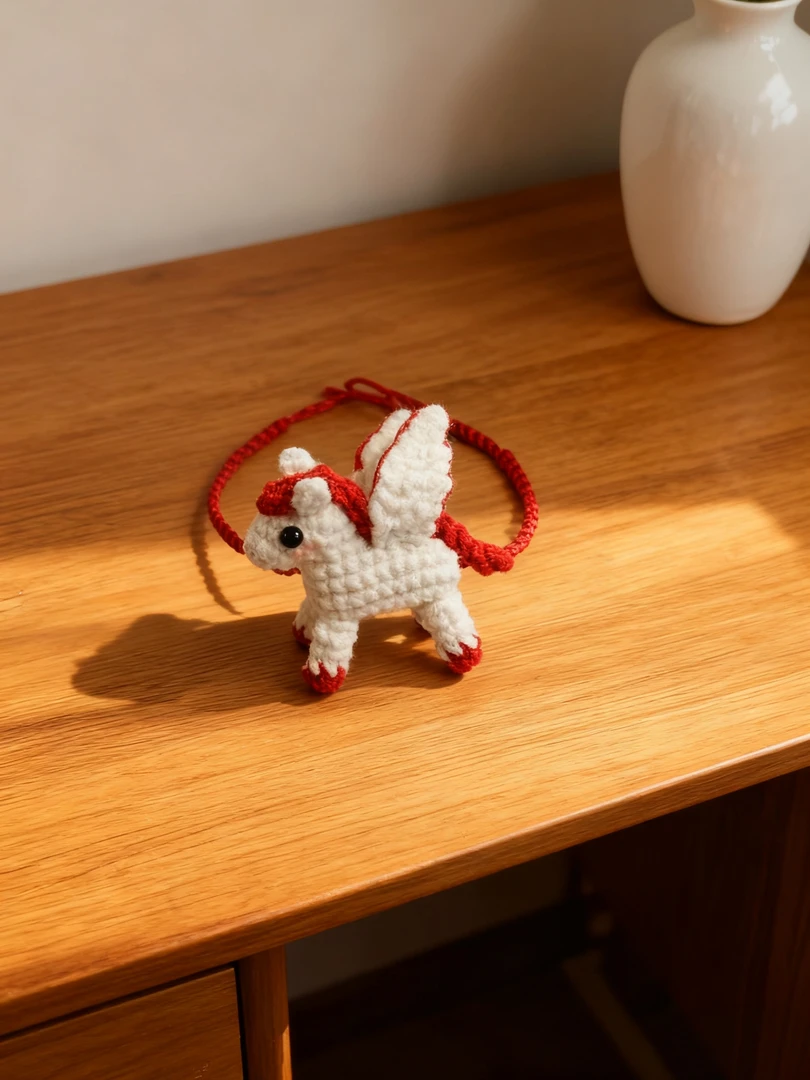 锦纶手链 编织饰品飞马钩织手绳手链小众红绳定制送礼物新年礼物