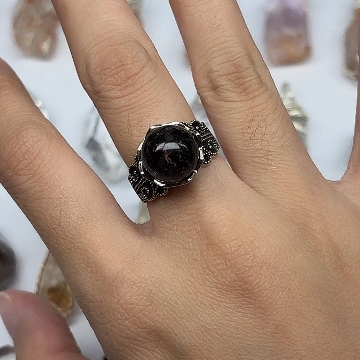 水晶戒指合金闪灵钻戒指