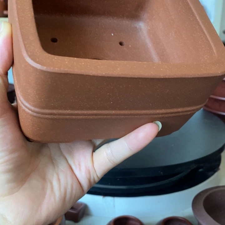 紫砂紫砂花盆手工艺制作