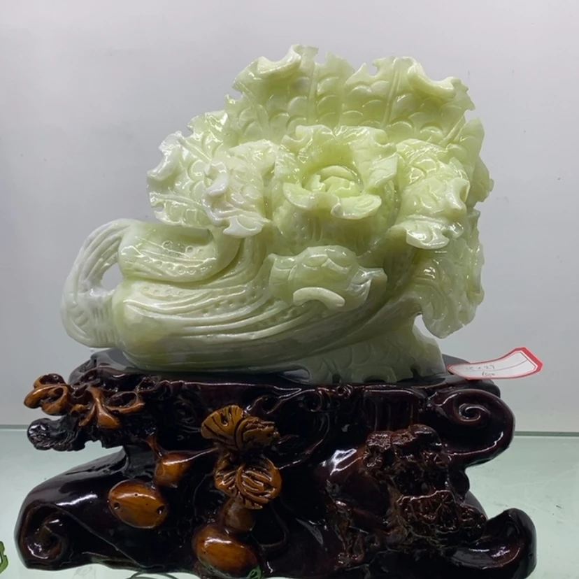 【闪购商品】蛇纹石玉（覆膜）珠宝奇石未镶嵌顺**然